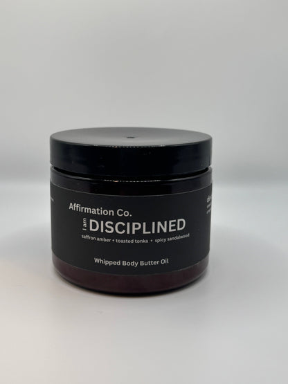 DISCIPLINED whipped body butter oil